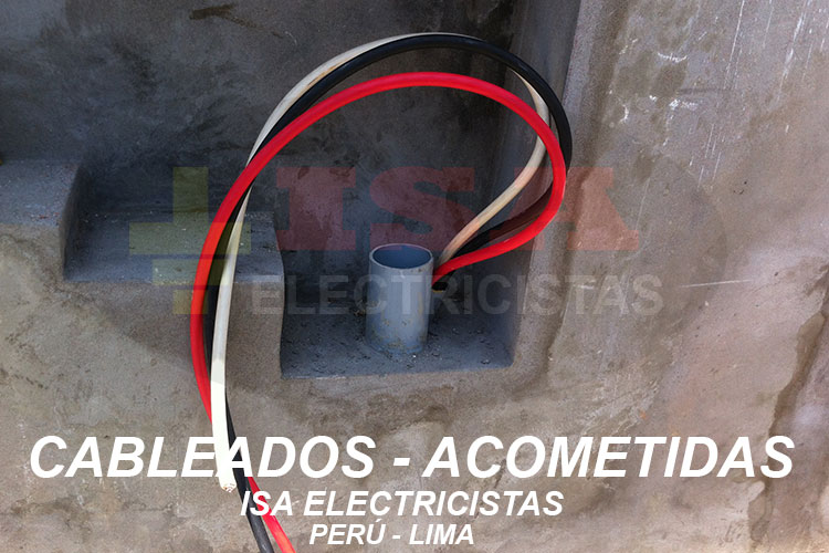 Cableados de acometidas eléctricas para edificios