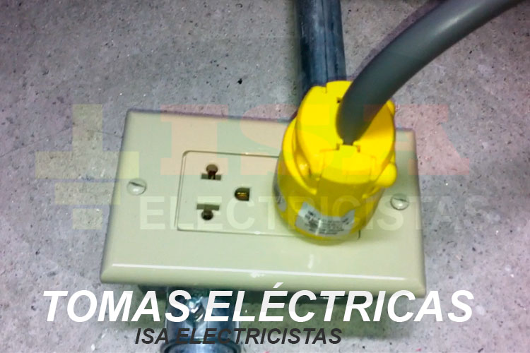 Tomas eléctricas industriales y residenciales