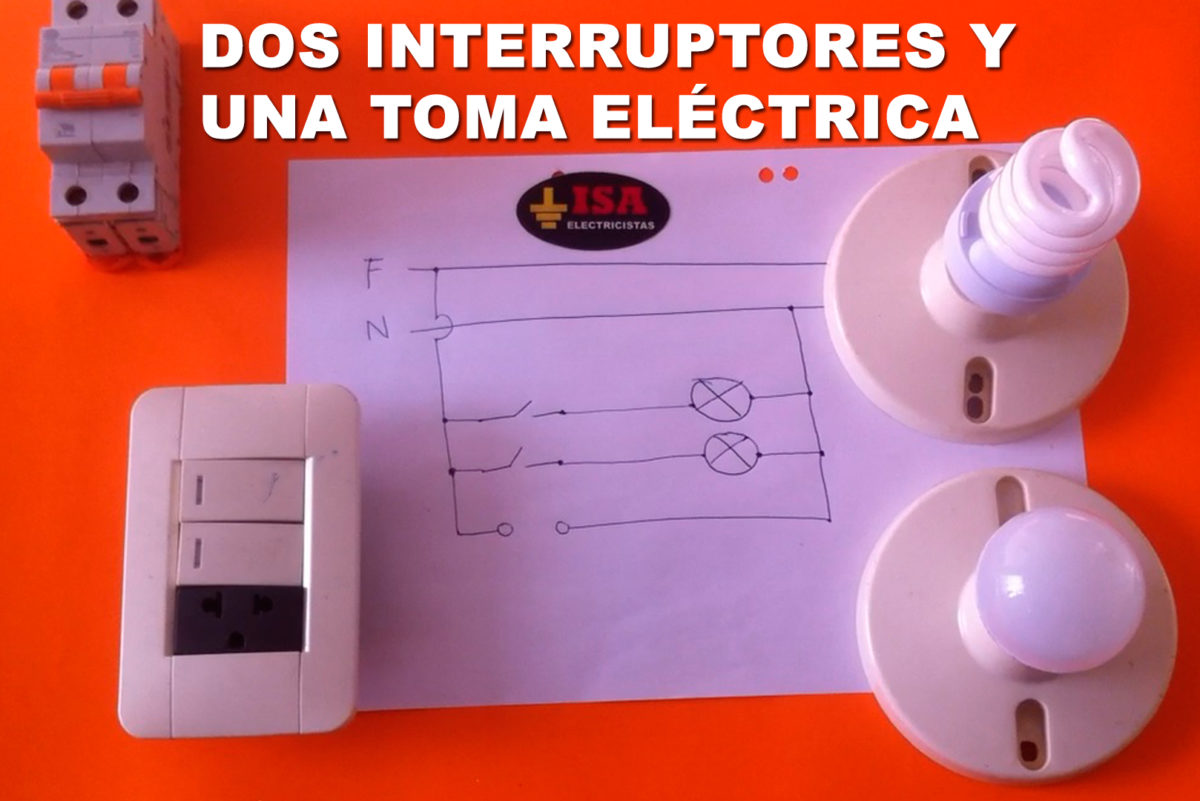 Cómo Instalar Dos Interruptores y Una Toma Eléctrica
