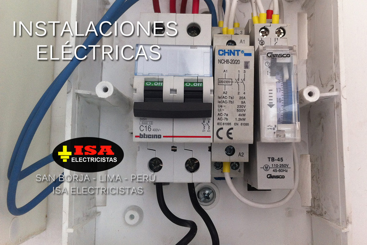 Instalaciones Eléctricas en San Borja