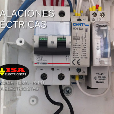 Instalaciones Eléctricas en San Borja