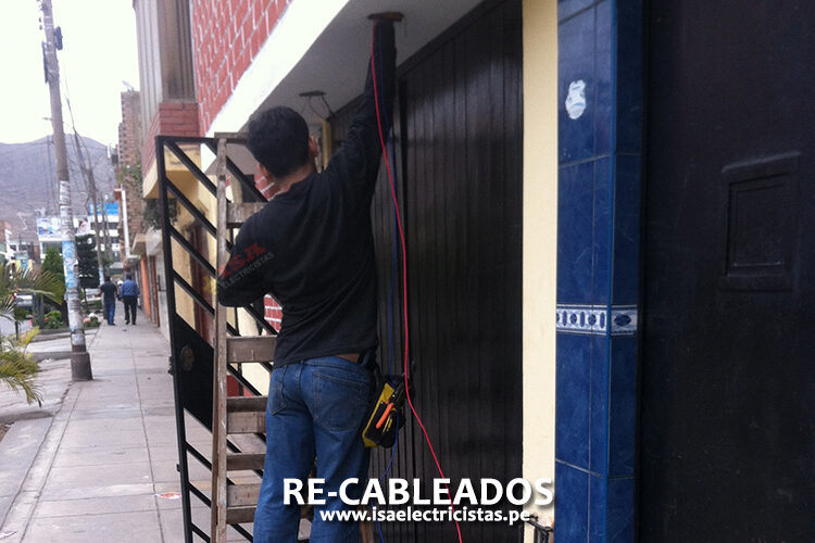 Recableados eléctricos domiciliarios e industriales, cambio de cable antiguo