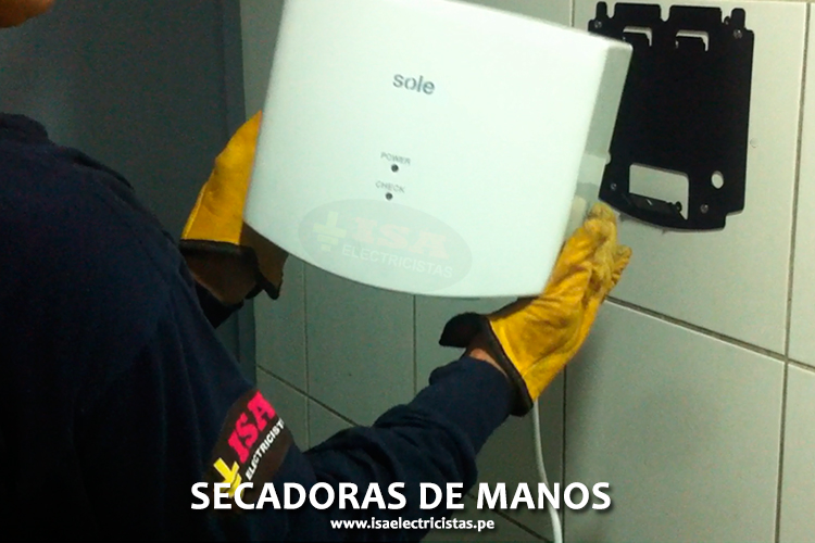 Secadoras de manos - Instalación para servicios públicos de oficinas, bancos, colegios, universidades, centros comerciales, centros médicos, restaurantes